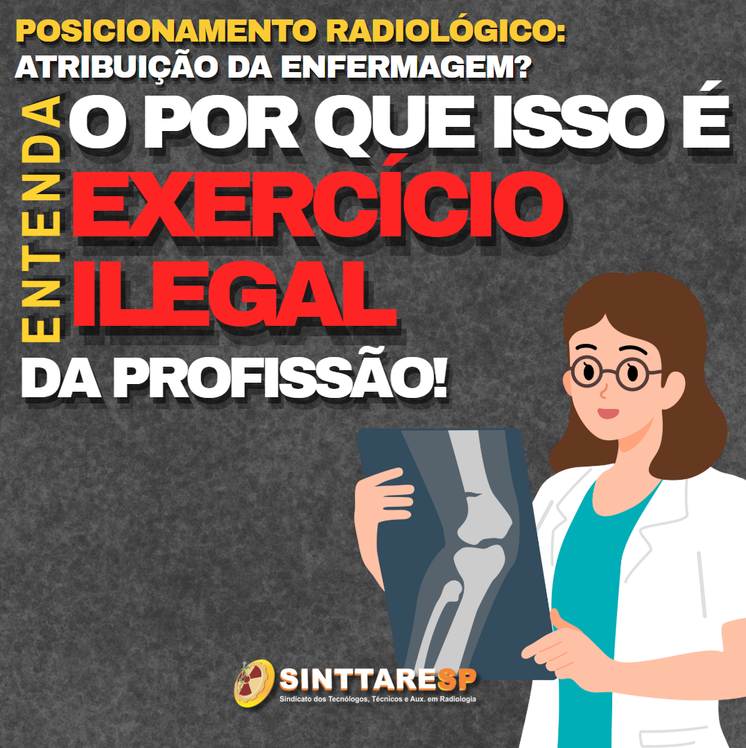 Capa da galeria Posicionamento radiológico: atribuição da Enfermagem? - Entenda o por que isso é exercício ilegal da profissão!