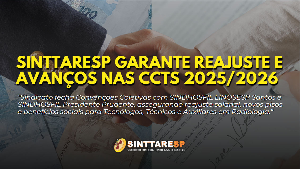 Imagem da notícia SINTTARESP garante reajuste e avanços nas CCTs 2025/2026